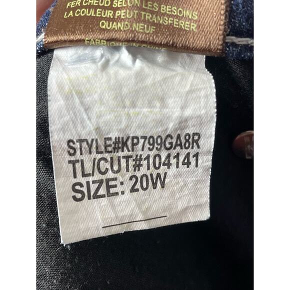 Kut from the Kloth Katy Boyfriend Jeans Size 20W Style KP799GA8R Plus Straight - Picture 6 of 6